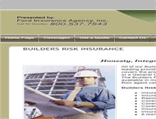 Tablet Screenshot of buildersriskpolicy.com